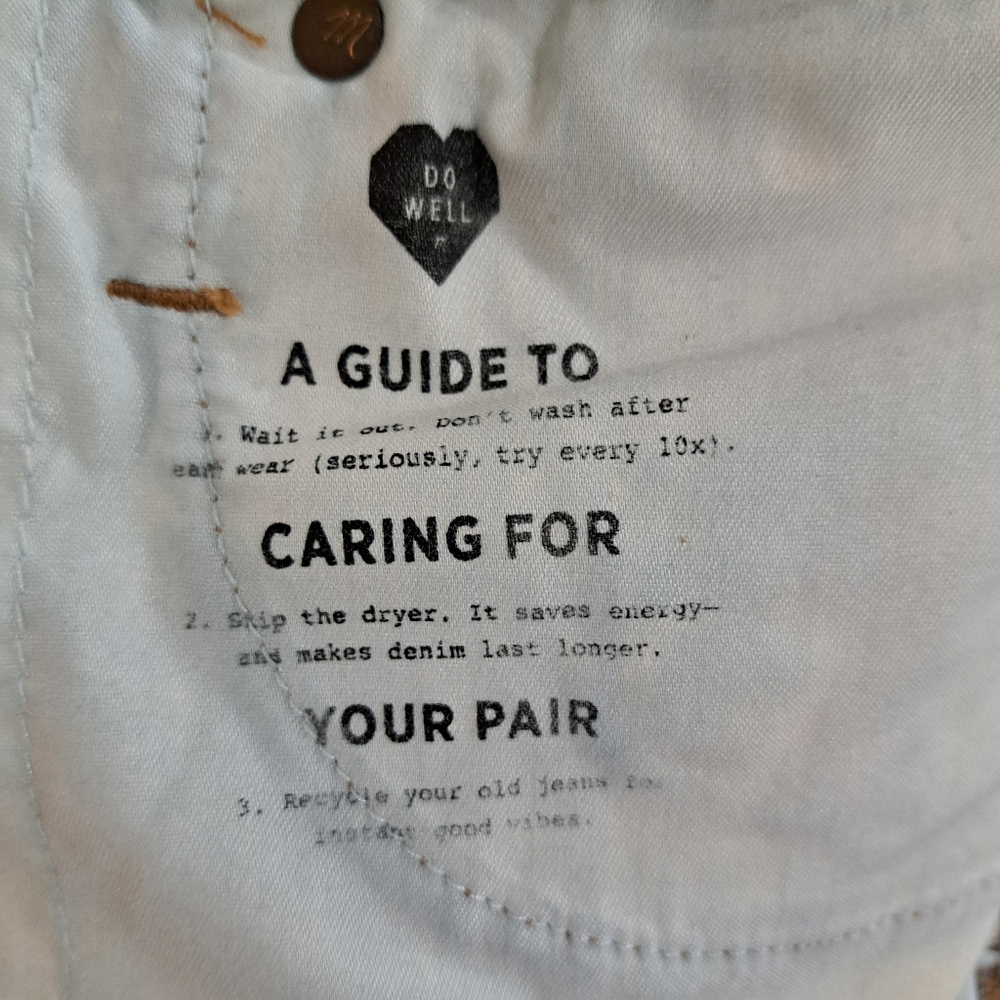 Madewell Curvy High-Rise Skinny Lucille Indigo Wash Minimalist Normcore Jeans 28 - Picture 10 of 16